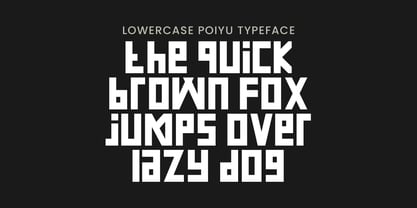 Poiyu Font Poster 7