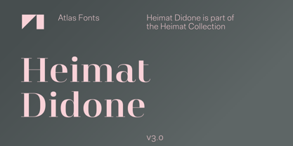 Heimat Didone Font Poster 1