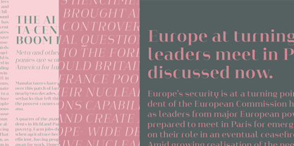 Heimat Didone Font Poster 2