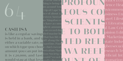 Heimat Didone Font Poster 3