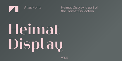 Heimat Display Font Poster 1