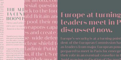 Heimat Display Font Poster 2