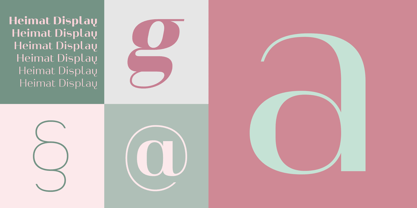 Heimat Display Font Poster 4