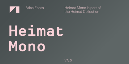 Heimat Mono Font Poster 1