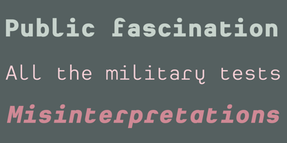 Heimat Mono Font Poster 6