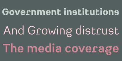 Heimat Stencil Font Poster 6