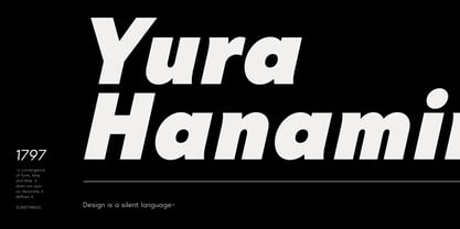 Painite Font Poster 3