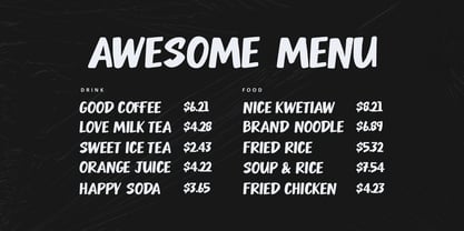 MC Bucktien Kwetiaw Font Poster 3