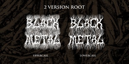 Dark Root Font Poster 2