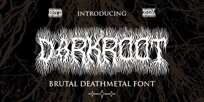 Dark Root Font Poster 1
