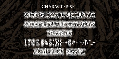 Dark Root Font Poster 5