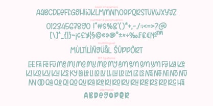 Caponara Font Poster 11