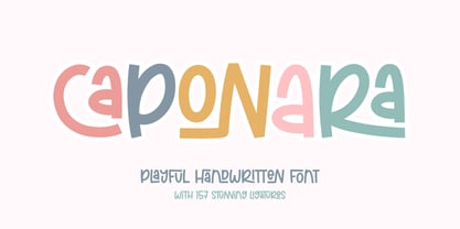 Caponara Font Poster 1