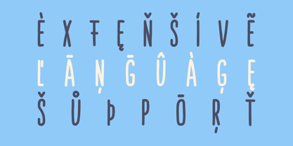 Jumblend Font Poster 2