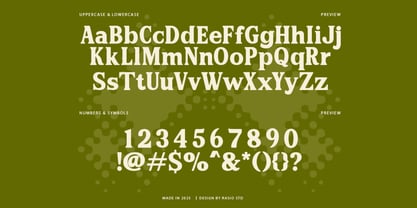 Paverno Font Poster 2