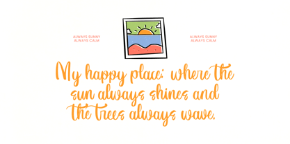 Monday Beachnes Font Poster 3