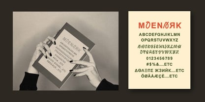 SCC Moenark Font Poster 3