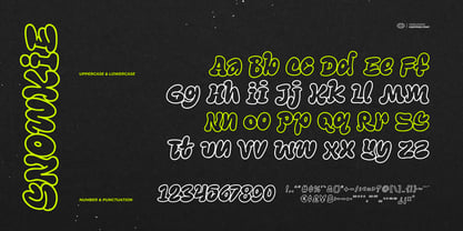 Snowkie Font Poster 6