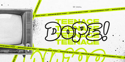 Snowkie Font Poster 4