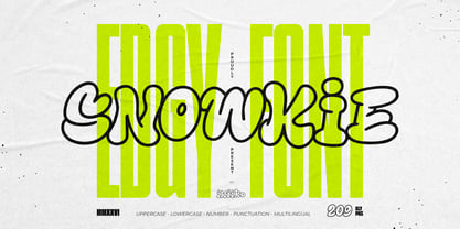 Snowkie Font Poster 1