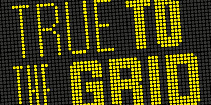 Winner Scoreboard Font Poster 1