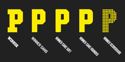 Winner Scoreboard Font Poster 5