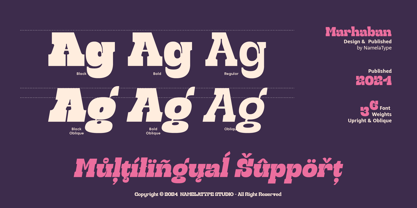 NT Marhaban Font Poster 4