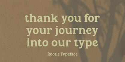 Rootle Font Poster 9