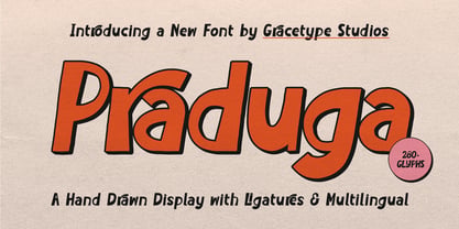 Praduga Font Poster 1