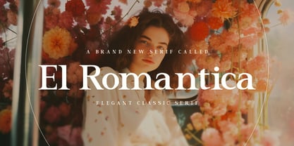 El Romantica Font Poster 1