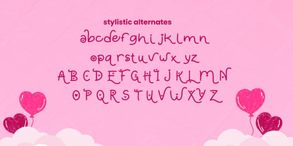 Heartova Font Poster 7