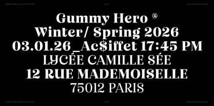 Gummy Hero Font Poster 4