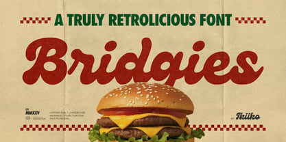 Bridgies Font Poster 1