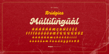 Bridgies Font Poster 7