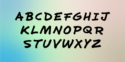 Inkrider Font Poster 2