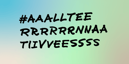 Inkrider Font Poster 3