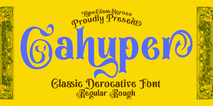 Cahyper Font Poster 1