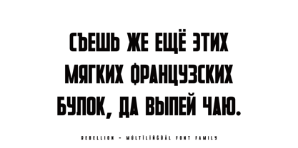 Rebellion Font Poster 7