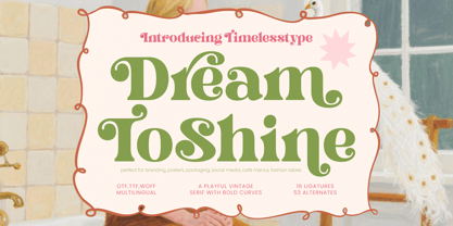 Dream Shine Font Poster 1