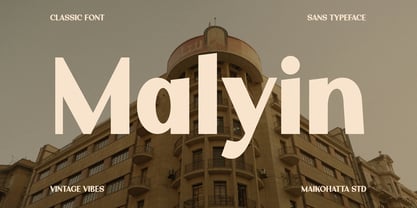 Malyin Font Poster 1