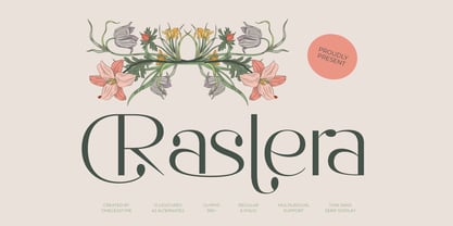 Raslera Font Poster 1