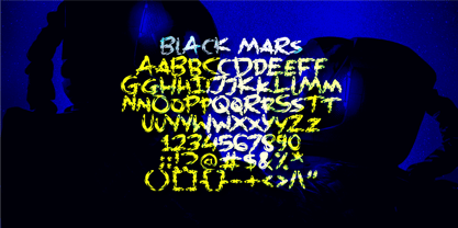 Black Mars Font Poster 4