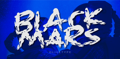 Black Mars Font Poster 1