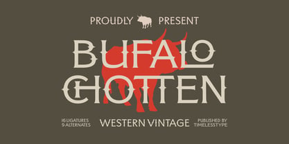 Bufalo Chotten Font Poster 1