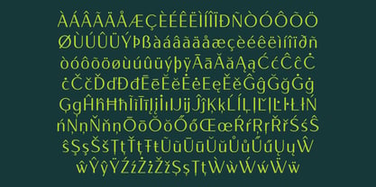 Salvea Font Poster 8