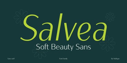 Salvea Font Poster 1