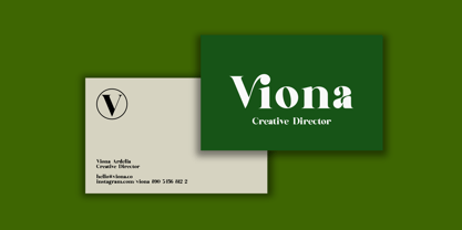 Palm Vintage Font Poster 2