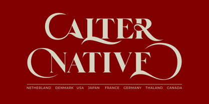 Palm Vintage Font Poster 5