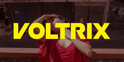 Voltrix Font Poster 1