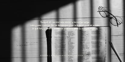 Storke Font Poster 9